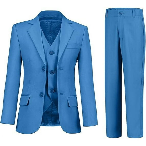 Lycody Boys Suits 3 Piece Slim Fit Suit Set Dresswear Ring Bearer Outfit for Boy