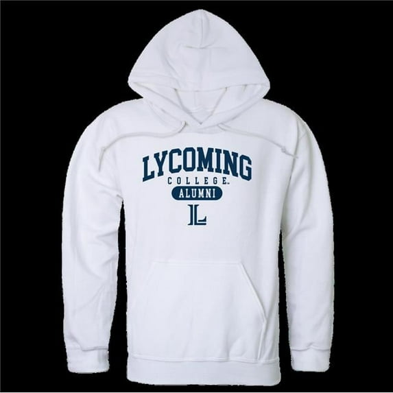 Lycoming College Warriors Alumni Hoodie, White - 2XL