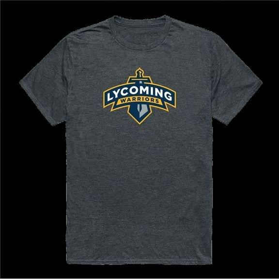 Lycoming College Warriors Cinder T-Shirt, Heather Charcoal - Medium