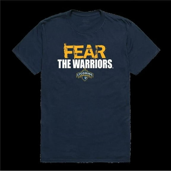 Lycoming College Warriors Fear T-Shirt, Navy - 2XL