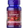 Lycopene 20 Mg, Promotes Prostate and Heart Health, 60 Count by Puritan