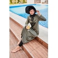 thumbnail image 1 of Lycra Khaki Burkini Modest Swimwear M2021 USA, 1 of 5