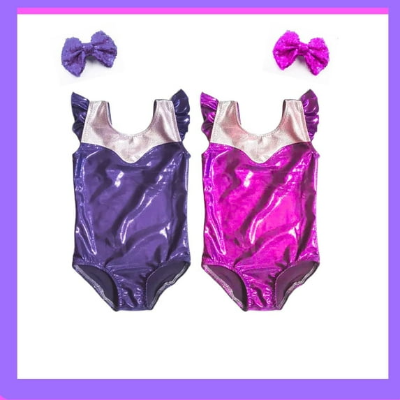 Lycra Sparkle Gymnastics Leotard, Toddler/Little Girl's