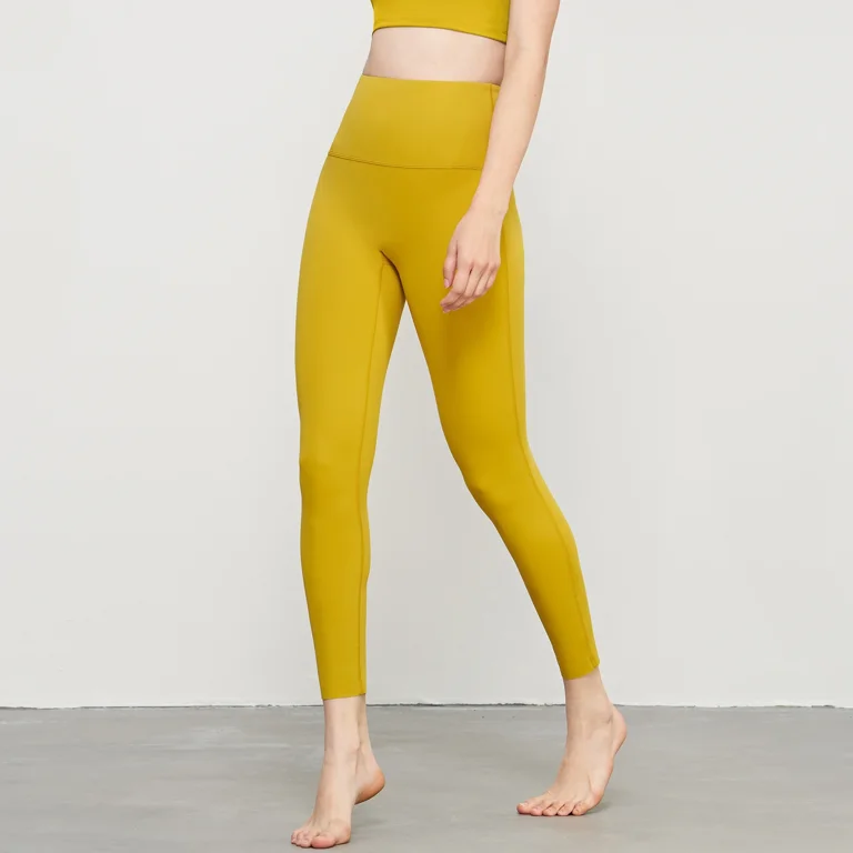 Lycra Yoga Pants Women Four way Stretch Sports Leggings Without T line Gym High Waist Seamless Leggings Sport Women Fitness Walmart