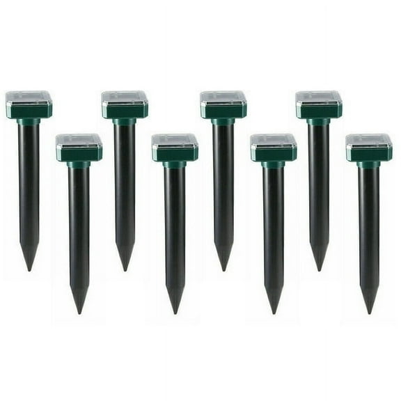 Lycxbfjia 8Pcs Solar Snake Repeller Ultrasonic Pest Mole Mice Rodent Rat Possum Repellent