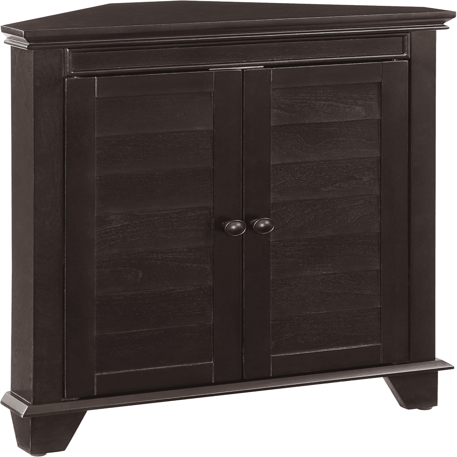 Lydia Corner Cabinet Espresso - Walmart.com
