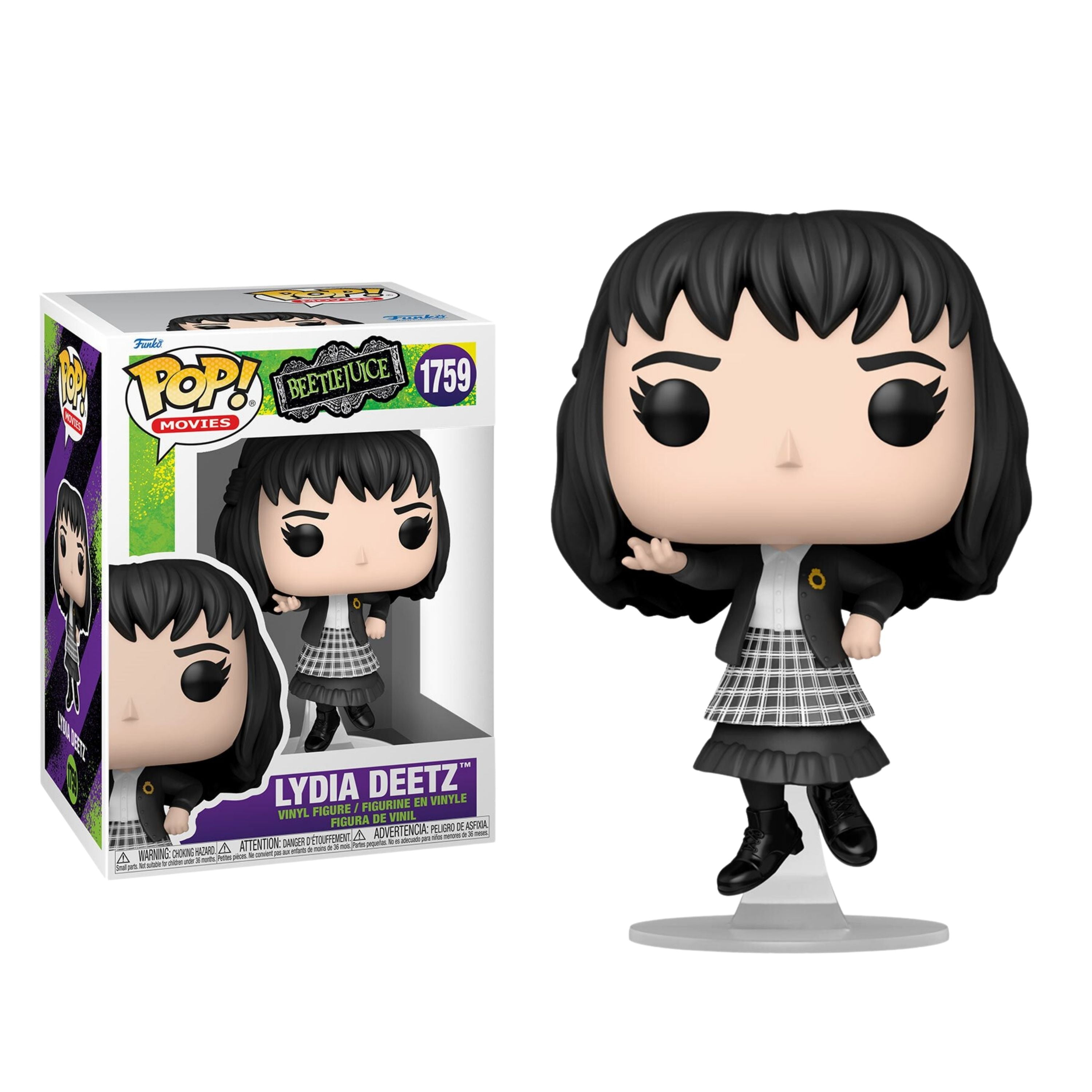 Lydia Deetz Flying Funko Pop! Movies Beetlejuice - Collectible Vinyl Figure #1759 with Case
