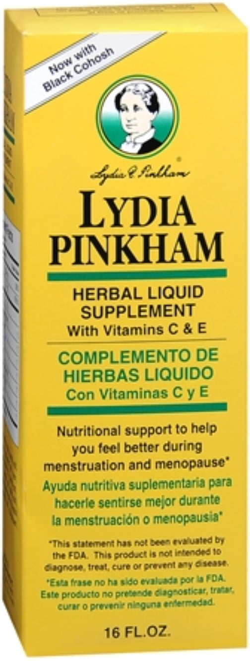 Lydia Pinkham Herbal Liquid Supplement - Nutritional Support for ...