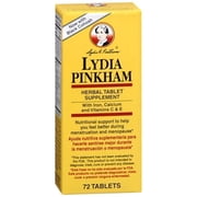 Lydia Pinkham Herbal Tablets 72 ct