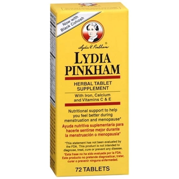 Lydia Pinkham Herbal Tablets 72 ct