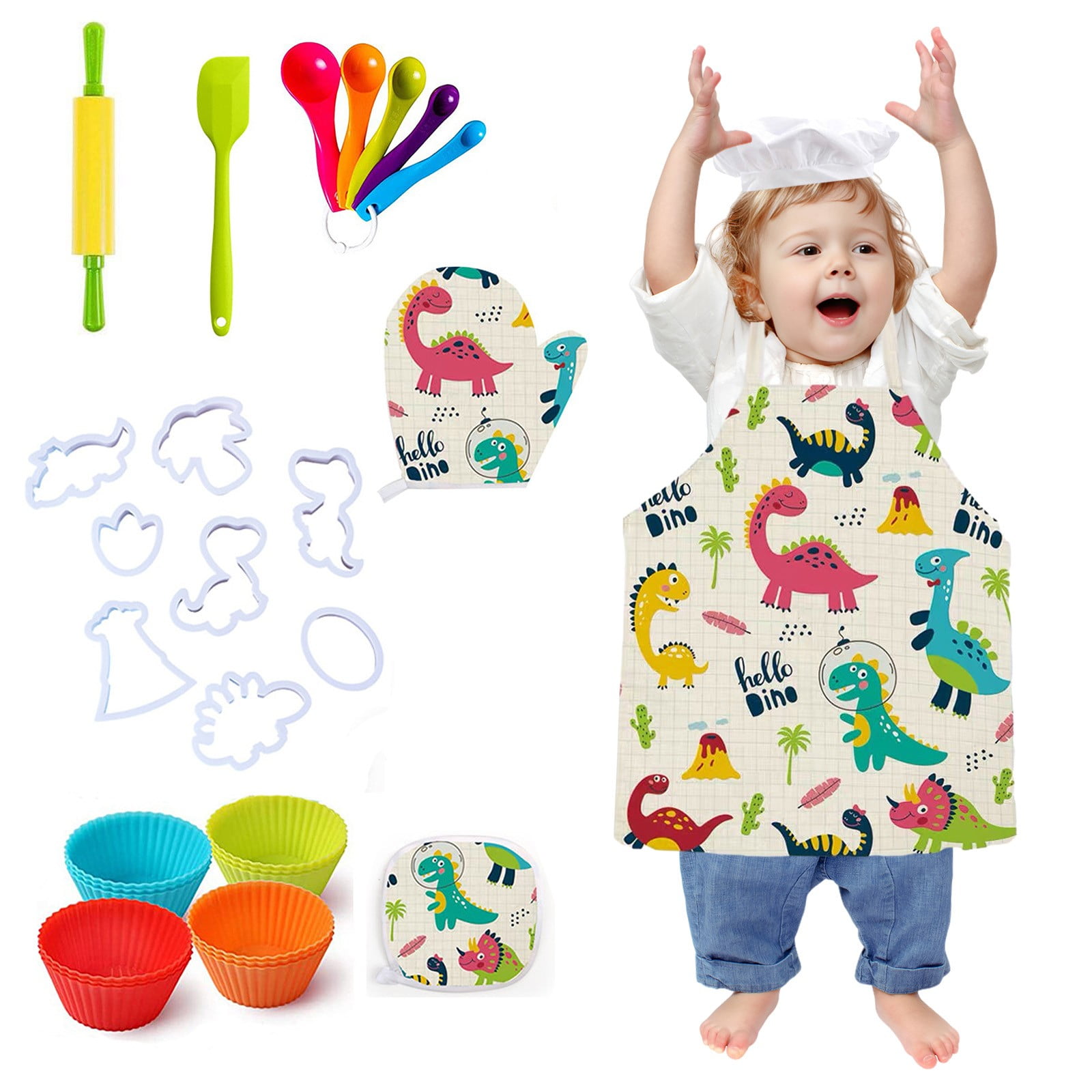 Lydiaunistar Children's Play House Kitchen Toys Baking Tools Small