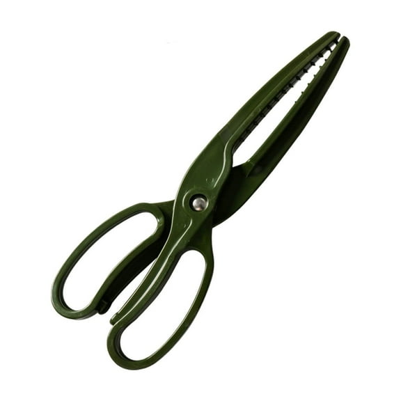 Lydiaunistar Lightweight Plastic Scissor-Type Fish Clamp with Non-Slip Grip, Portable Fishing Tool for Safe Fish Handling in Rivers, Lakes, and Seas, ABS Plastic, 9.8 x 3.1 in, 80g