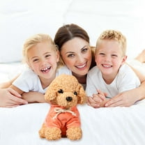 Lydiaunistar Tiny Stuffed Animals Puppy Toy Doll Teddy Dog Rag Doll Cute Cute Trumpet Simulation Doll