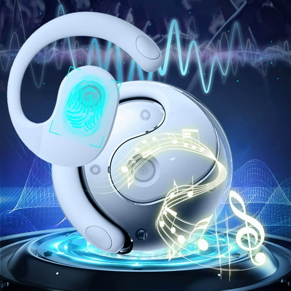 Lydiaunistar Waterproof Bluetooth 5.4 Earbuds with Real-Time 144 Language Translation, ANC Noise Cancelling, Smart Screen, IPX5, AI Chat 16mm Hi-Fi Speakers for Travel/Business