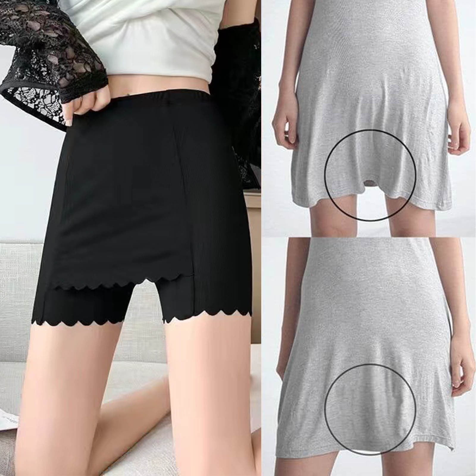 Lydiaunistar Women's Underwear Clearance Women's Double Layer Plus Shelter Area Traceless No