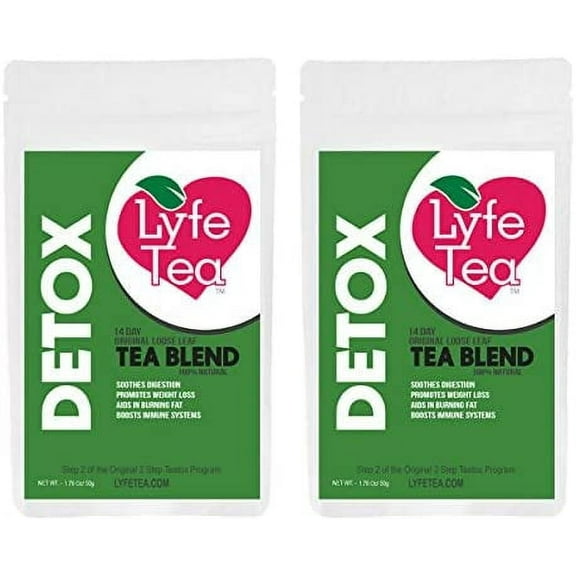 Lyfe Tea Detox Tea Weight Loss Fat Burn Loose Leaf, Detox and Cleanse, 28 Days