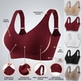 thumbnail image 1 of Lyfzbd Plus Size Women Sports Bra Wireless Adjustable Straps Workout Bralette Rhinestonee Everyday Bras XXL, 1 of 9