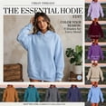 thumbnail image 1 of Lyfzbd Womens Hoodies Oversized Hooded Sweatshirt Casual Long Sleeve Pullover Tops Winter Outfits Navy M, 1 of 6