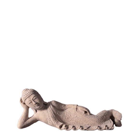 Lying Buddha Stone Table Top Statue
