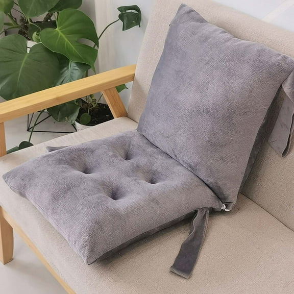 Lying Chair Cushion with Removable Backrest | Ergonomic Seat Cushion for Office Chair, Car, or Sofa | Non-Slip Straps for Drivers & Desk Workers