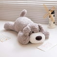 thumbnail image 1 of Lying Down Dog Plush under $5! Xqxayjr Lying Down Dog Plush, Realistic Sleeping Dog Stuffed Animal, Soft Cuddly Dog Doll for Kids Adults, Comfort Toy for Bedroom Decor, 1 of 3