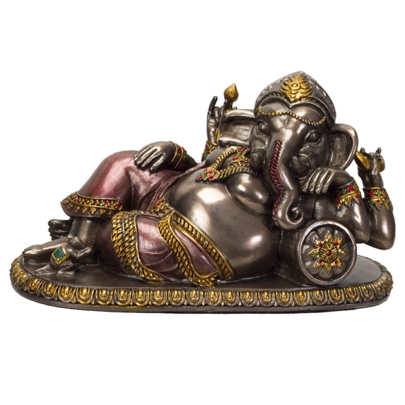 Lying Ganesha Figurine