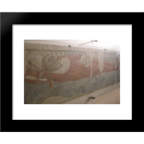 Lying Saint 20x24 Framed Art Print by Andrea del Castagno