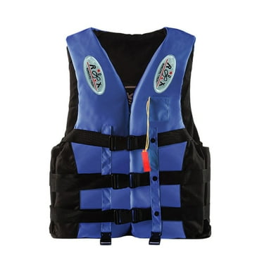 Lyinloo Clearance Under $2.00 High Buoyancy Swim Vest, Adult Kayak Vest, Women's Men's Adjustable Straps Safety Jacket, for Swimming Fishing Outdoor Water Sports 0