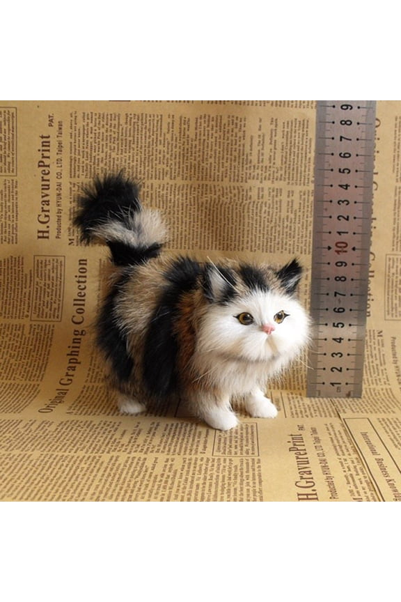Clearance Under $2.00 Simulation Toys Toys Simulation Models Children's Gifts,Cat Pet Toy Animated Kitten Birthday for Kids Toddlers,4.7"