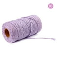 thumbnail image 1 of 2025 Clearance! Lyinloo Cord Natual Macrame Cotton Cord DIY Craft Cord Spool Twine Rustic String Cotton Rope for Wall Hanging,Plant Hangers,Crafts,Knitting,Decorative Projects 2 mm x100yd, 1 of 1