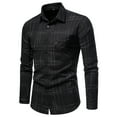 thumbnail image 1 of Lyinloo The New Men Regular-Fit Long Sleeve Plaid Flannel Shirt Fashion Multicolor, 1 of 3