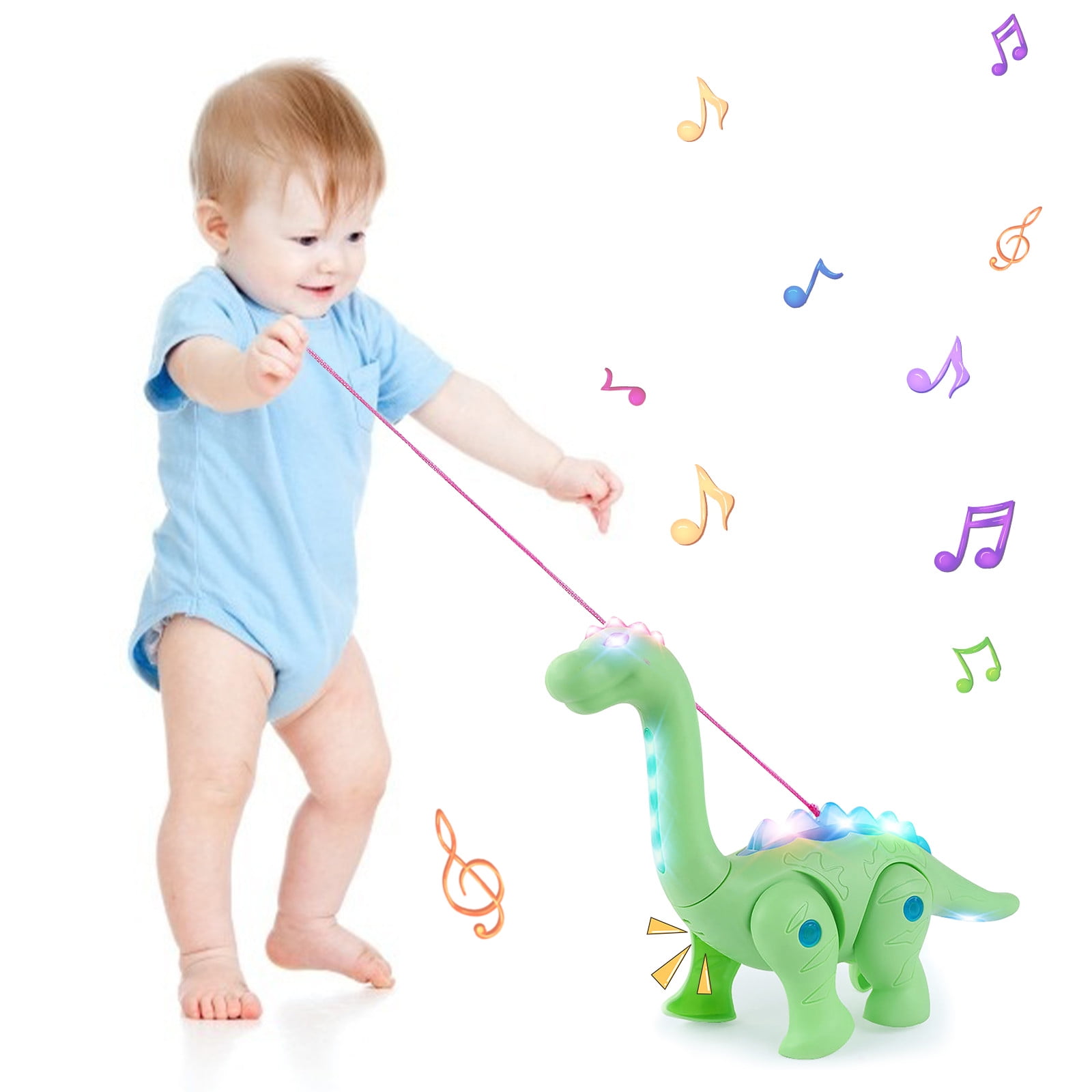 Love By Emi Musical Plushie - Tiger Pair With White Noise & Lullaby, Baby Sleep Soother Toy