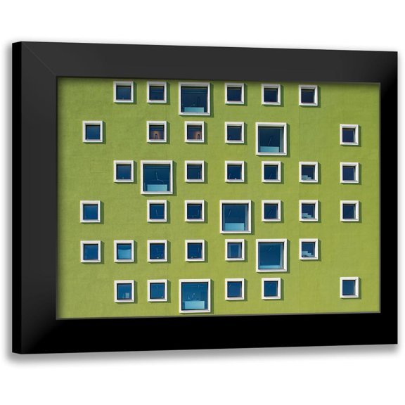 Lykke, Jan 18x14 Black Modern Framed Museum Art Print Titled - 39 Windows