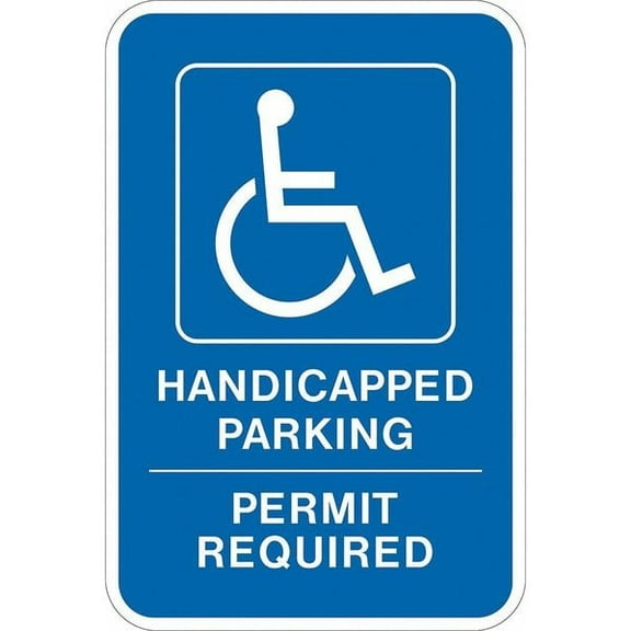 Lyle ADA Handicapped Parking Sign,18" x 12" T1-1125-DG_12x18