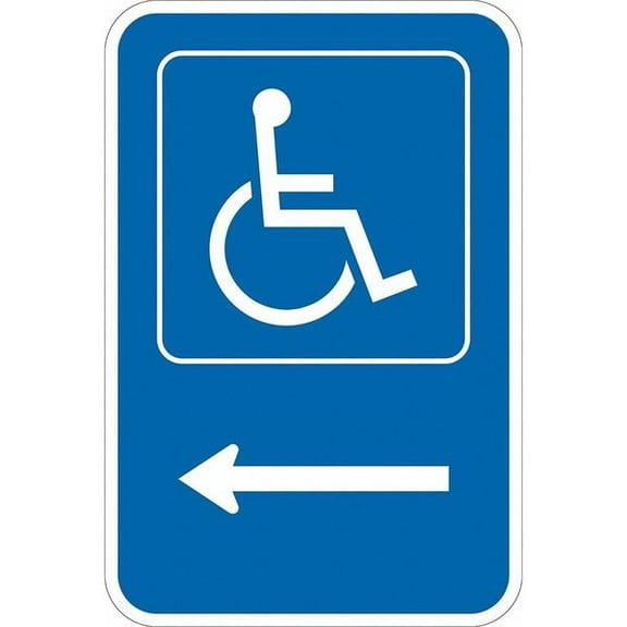 Lyle ADA Handicapped Parking Sign,18" x 12, T1-1129-EG_12x18 T1-1129-EG_12x18
