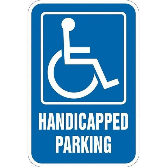 Lyle ADA Handicapped Parking Sign,18" x 12" T1-1132-EG_12x18