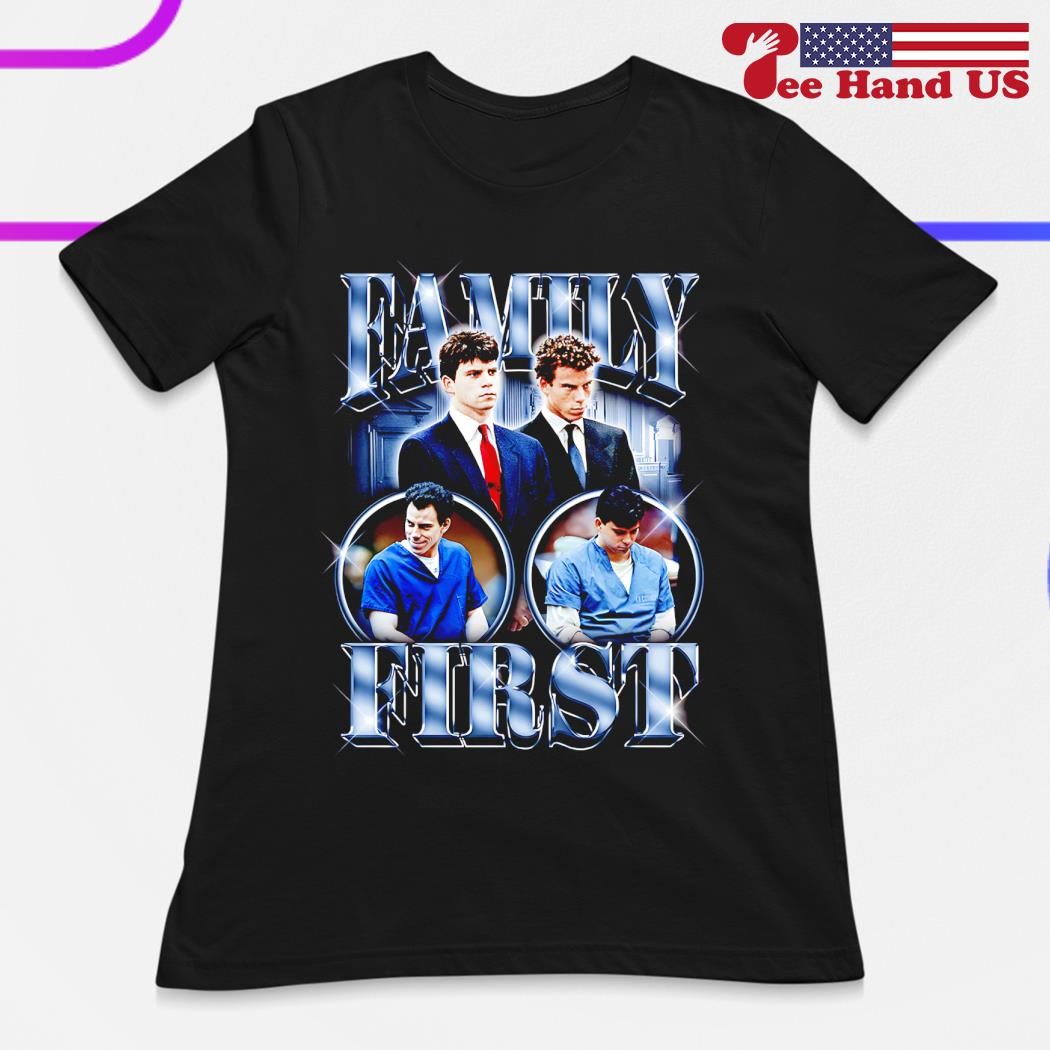 Lyle And Erik Menendez Brothers Family First Retro Shirt