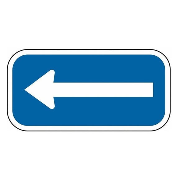 Lyle Arrow Supplemental Parking Sign,6" x 12" AR-008-12HA