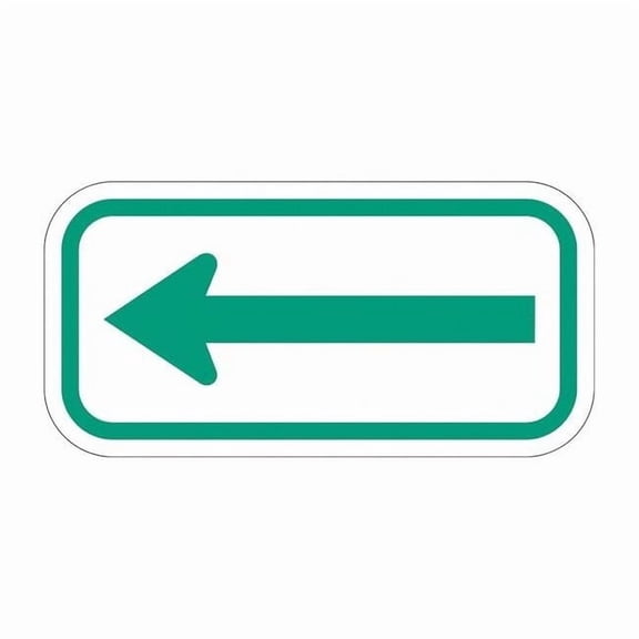 Lyle Arrow Supplemental Parking Sign,6" x 12" T1-1109-EG_12x6