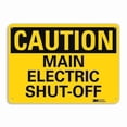 thumbnail image 1 of Safety Sign, 10 in Height, 14 in Width, Aluminum, Horizontal Rectangle, English, U4-1522-RA_14X10, 1 of 1