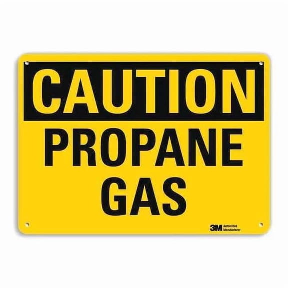 Safety Sign, 10 in Height, 14 in Width, Aluminum, Horizontal Rectangle, English, U4-1608-RA_14X10