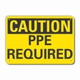 thumbnail image 1 of Lyle Caution Sign,10 inx14 in,Plastic LCU3-0217-NP_14x10, 1 of 1