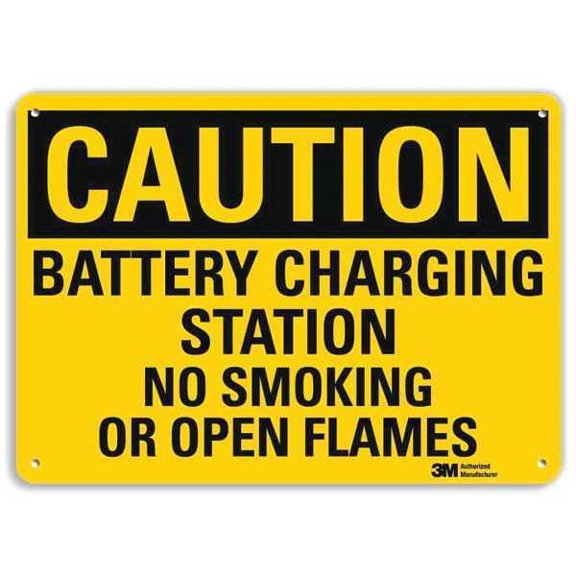 Lyle Caution Sign,10 inx14 in,Plastic U4-1072-NP_14X10