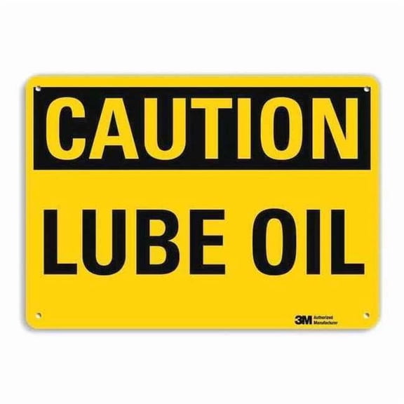 Lyle Caution Sign,10 inx14 in,Plastic U4-1520-NP_14X10