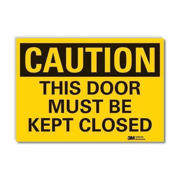 Lyle Caution Sign,10in x 14in,Non-PVC Polymer LCU3-0298-ED_14x10