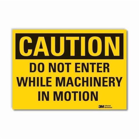 Lyle Caution Sign,10inx14in,Non-PVC Polymer LCU3-0371-ED_14x10