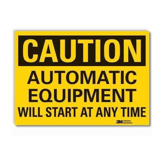 Lyle Caution Sign,10inx14in,Non-PVC Polymer LCU3-0389-ED_14x10