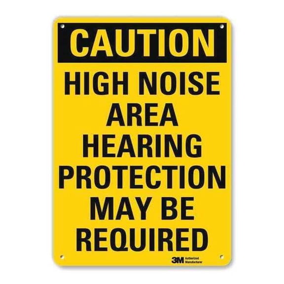 Safety Sign, 14 in Height, 10 in Width, Aluminum, Vertical Rectangle, English