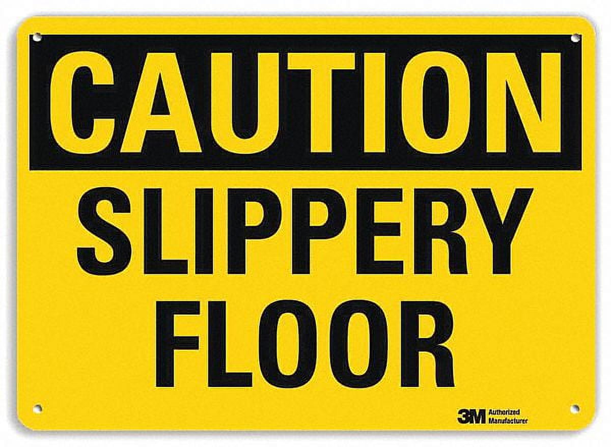 Lyle Caution Sign,7 in x 10 in,Aluminum U4-1667-NA_10x7 - Walmart.com