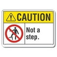 thumbnail image 1 of Lyle Caution Sign,7 inx10 in,Plastic LCU3-0085-NP_10x7, 1 of 1